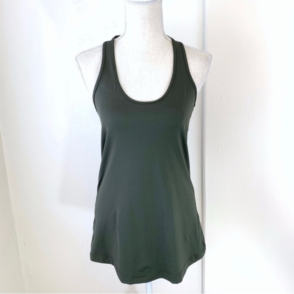Lululemon Athletica Forest Green Tank Top